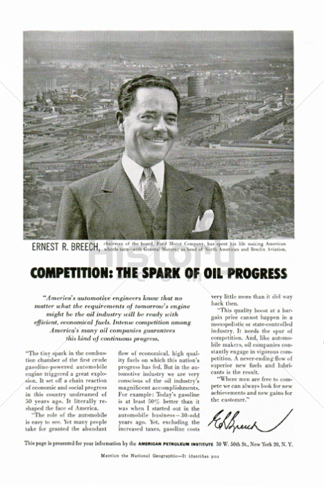 AMERICAN PETROLEUM INSTITUTE COMPETITION THE SPARK OF OIL PROGRESS