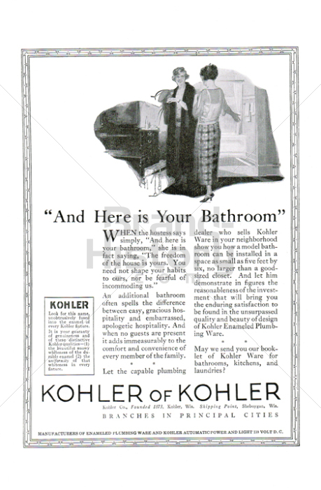 Kohler Co. - An Here is Your Bathroom. | Brand-History