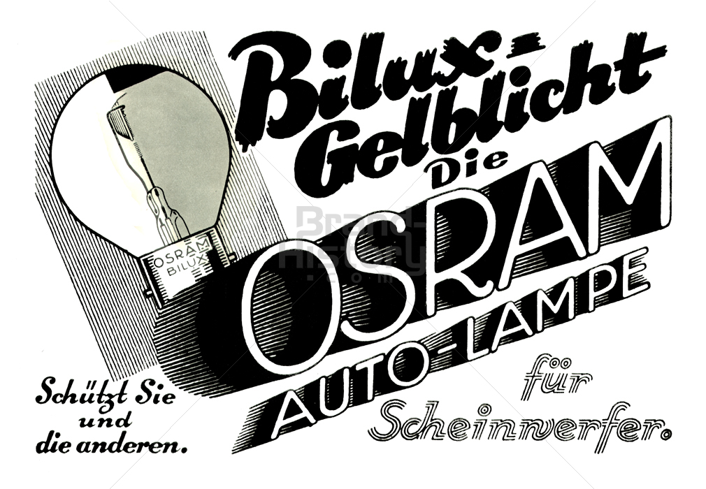 OSRAM - Bilux-Gelblicht: Die OSRAM AUTO-LAMPE für Scheinwerfer.