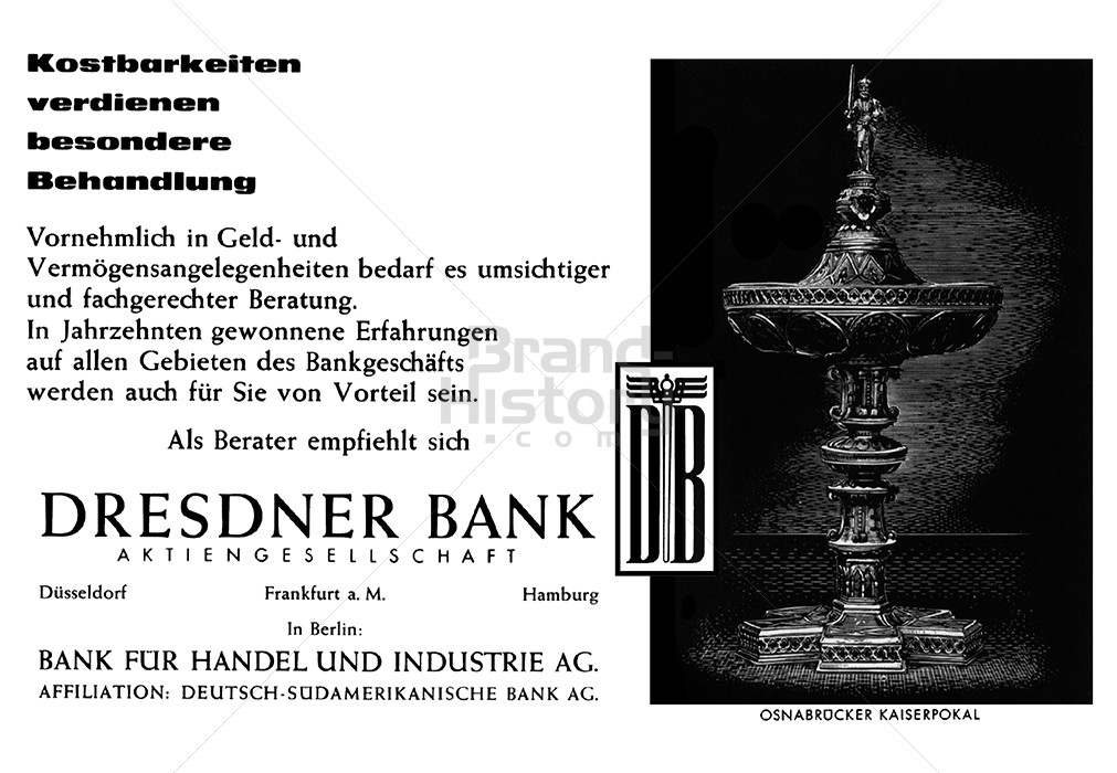 Dresdner Bank Brand History