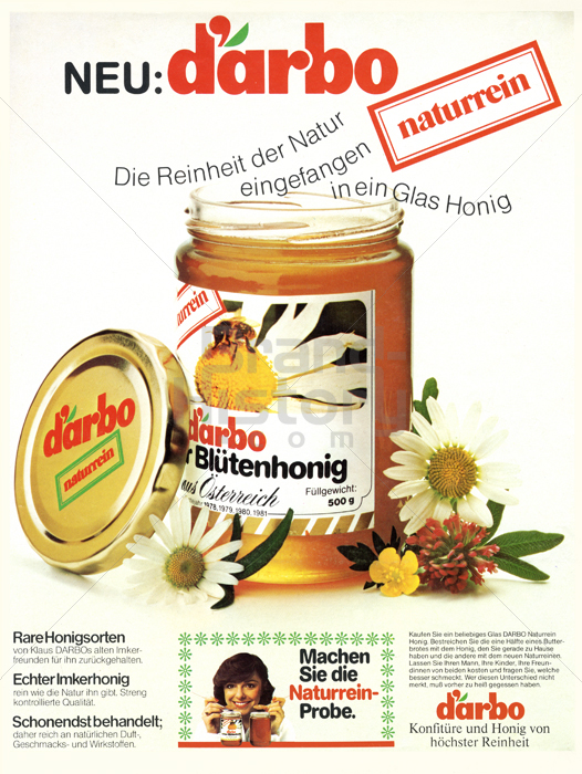 Darbo Konfiture Und Honig Von Hochster Reinheit Machen Sie Die Naturrein Probe Brand History