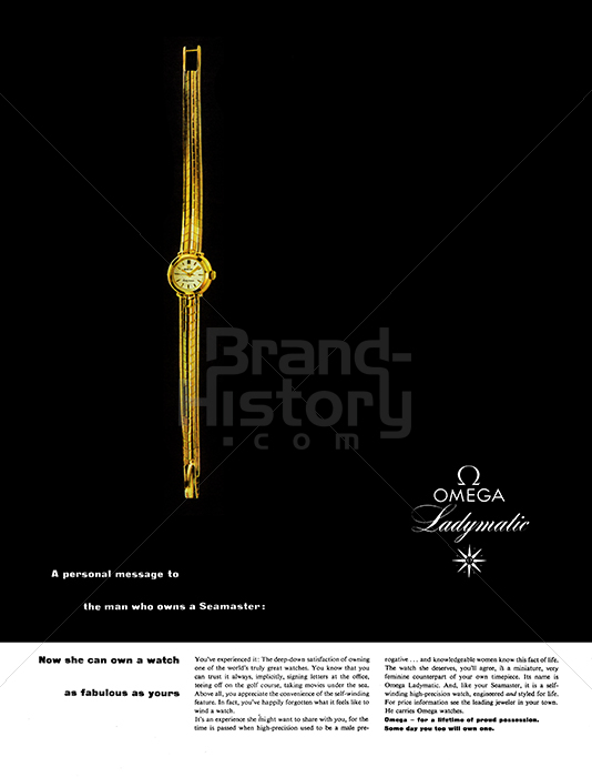 OMEGA OMEGA Ladymatic · A personal message to the man who owns a