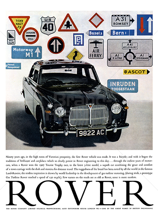 First Rover Car ROVER - Ninety years ago, in the high noon of Victorian prosperity, the ...