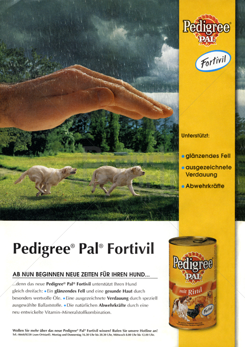 Pedigree - Pedigree Pal Fortivil  AB NUN BEGINNEN NEUE ZEITEN FR IHREN  HUND . . . | Brand-History