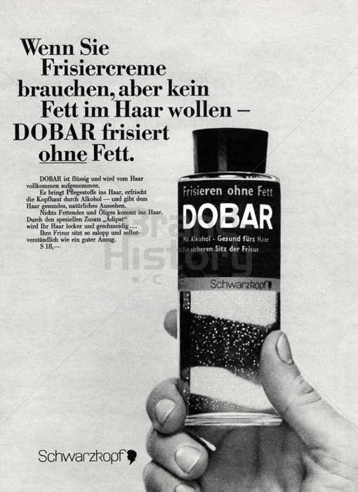 Dobar Wenn Sie Frisiercreme Brauchen Aber Kein Fett Im Haar Wollen Dobar Frisiert Ohne Fett Mit Alkohol Gesund Furs Haar Fur Sicheren Sitz Der Brand History