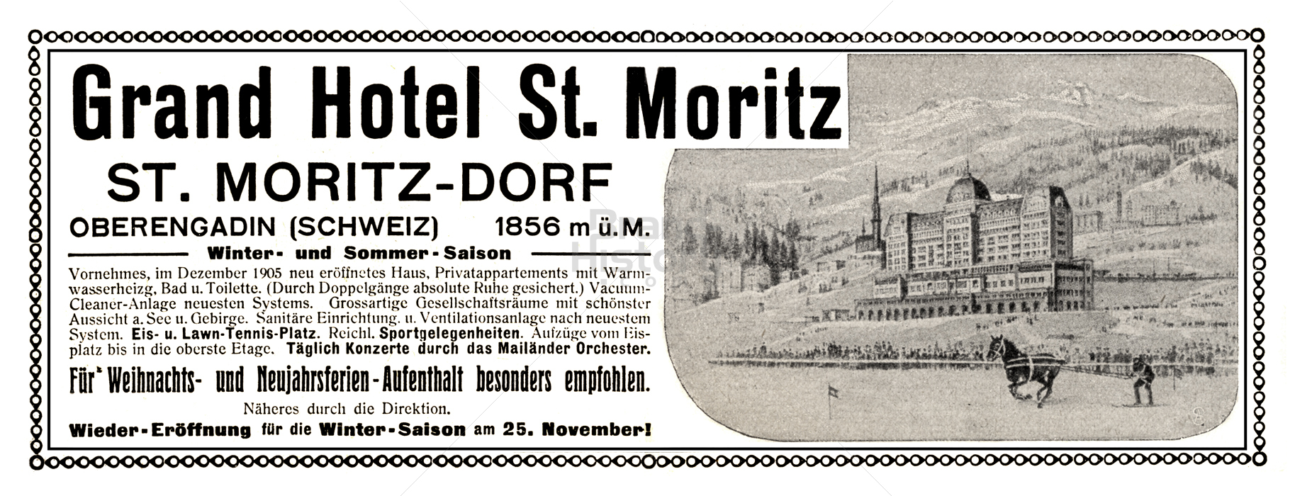 Grand Hotel St Moritz Brand History