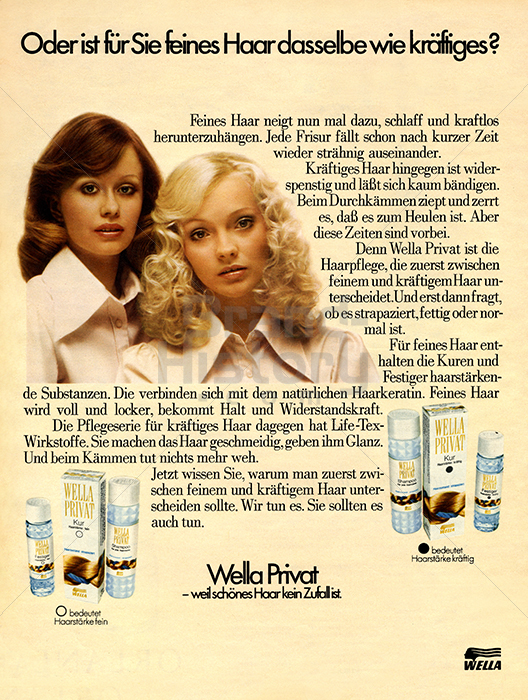 WELLA - Wella Privat · weil schönes Haar kein Zufall ist. Oder ist für ...
