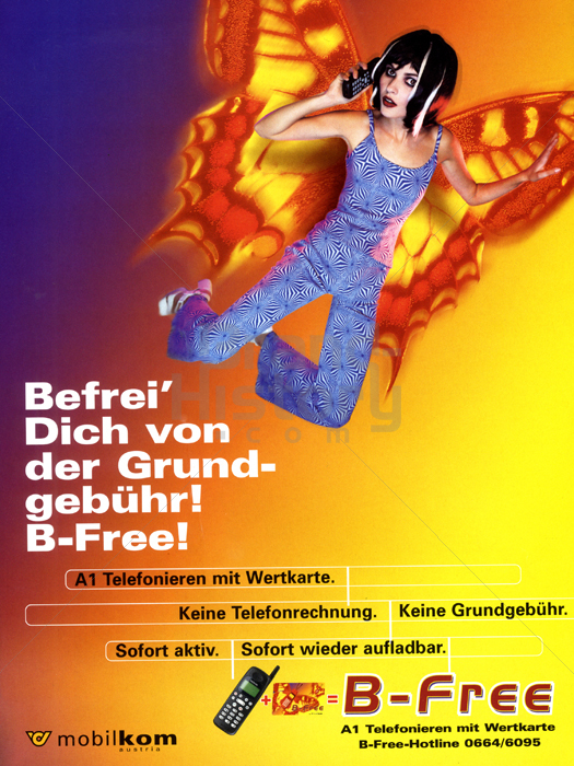 A1 mobilkom austria - B-Free · Befrei' Dich von der Grundgebühr! B-Free! · A1 Telefonieren mit 