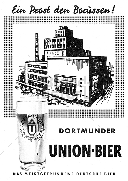 Bier Aktie 1941 Brau und Brunnen Dortmunder Union Brauerei AG Dortmund histor