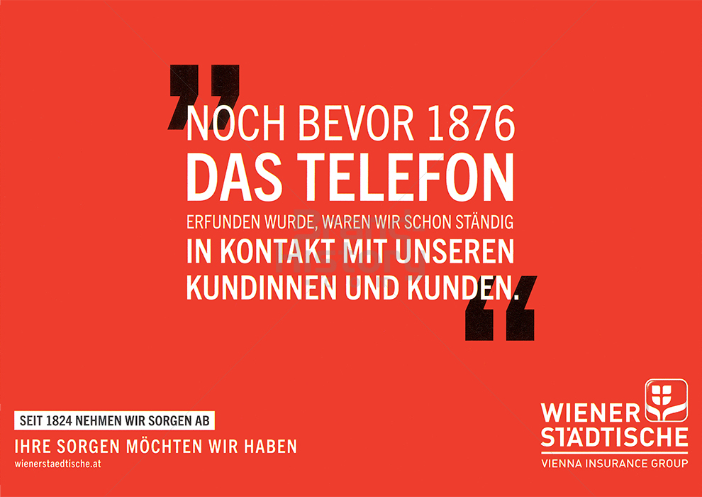 Wiener Stadtische Noch Bevor 1876 Das Telefon Erfunden Wurde