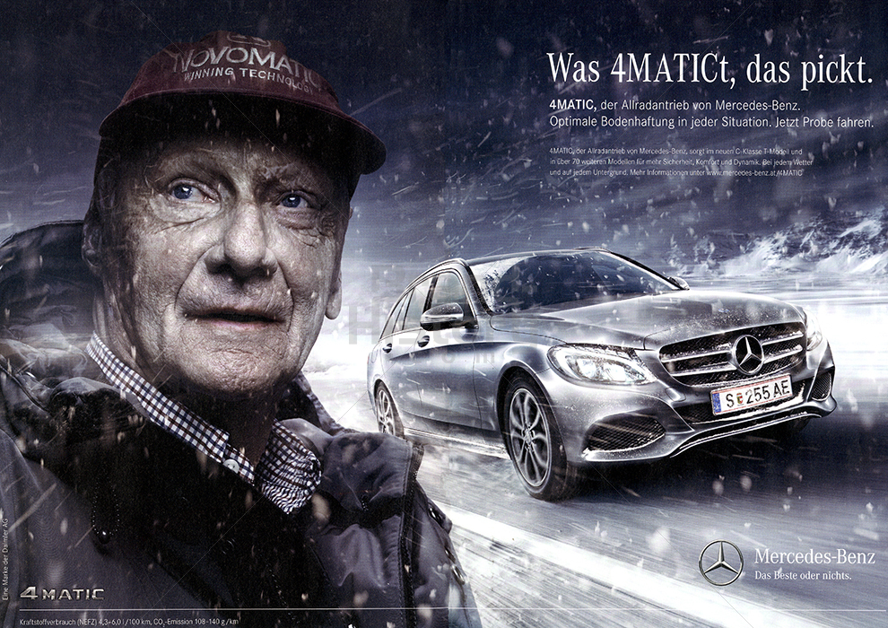 Mercedes Benz Mercedes Benz 4MATIC Niki Lauda Was 4MATICt Das 