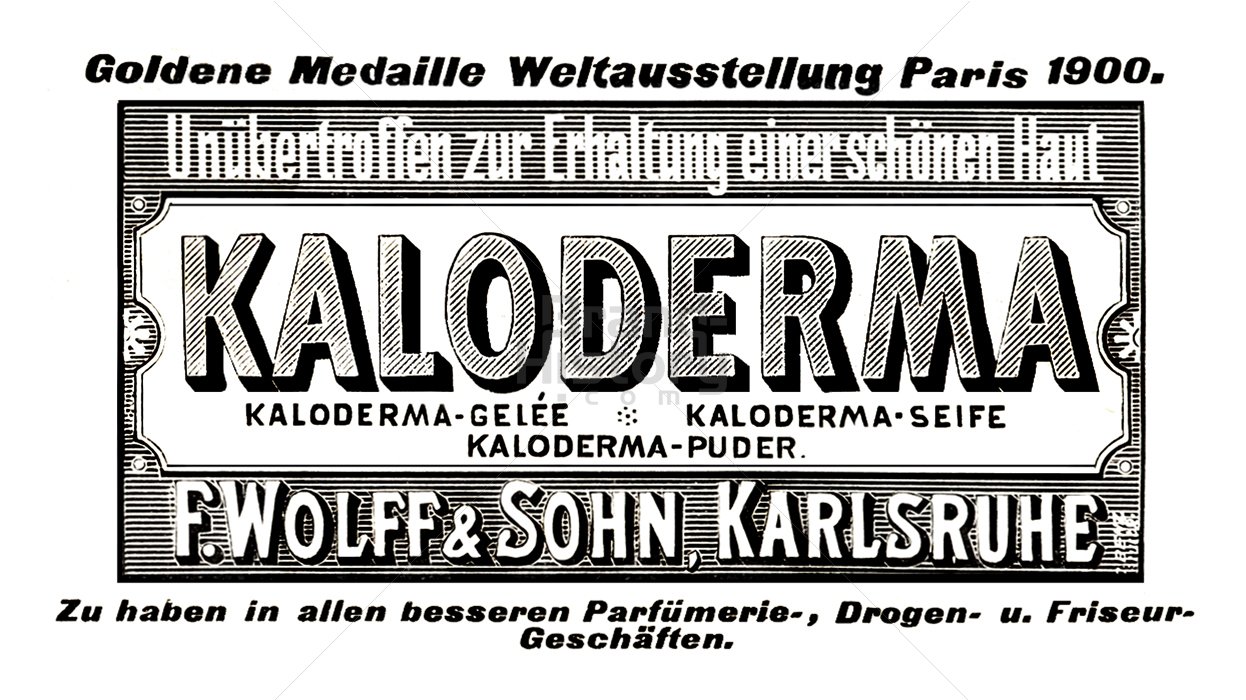 KALODERMA - F. WOLFF & SOHN, KARLSRUHE