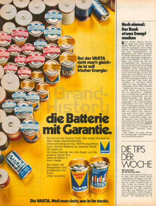 VARTA Batterien | Brand-History