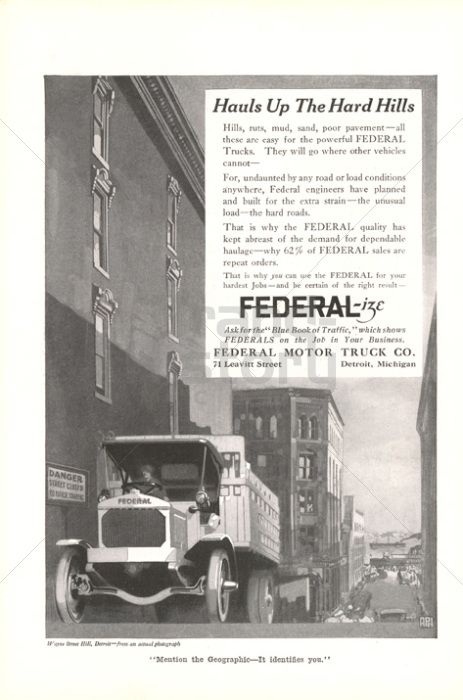 FEDERAL MOTOR TRUCK CO.