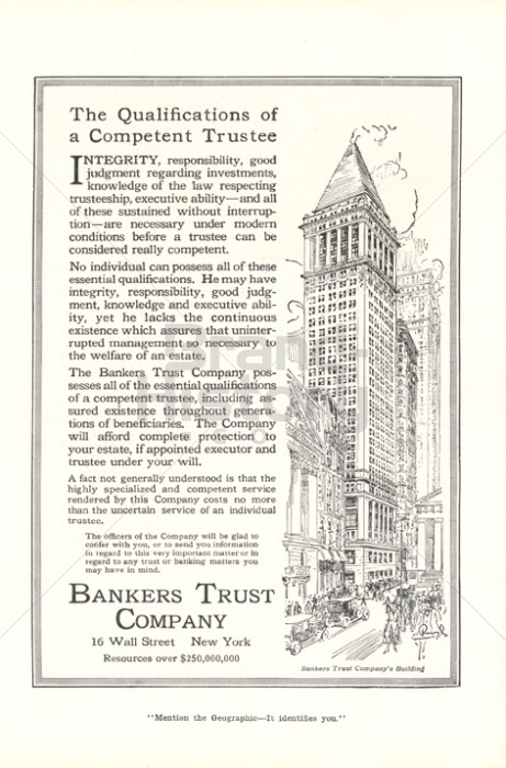 BANKERS TRUST COMPANY