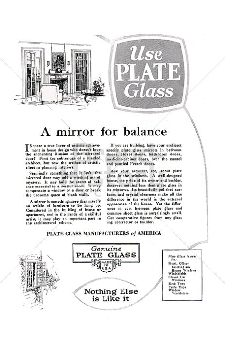 PLATE GLASS MANUFACTURERS of AMERICA