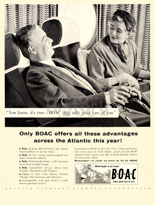 B·O·A·C BRITISH OVERSEAS AIRWAYS CORPORATION (BOAC)