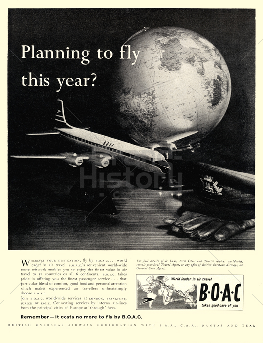 B·O·A·C BRITISH OVERSEAS AIRWAYS CORPORATION (BOAC)