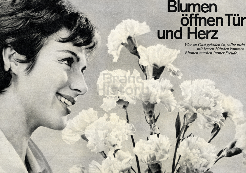 Deutsche Blumenwerbung