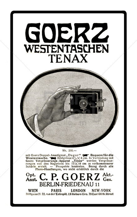 C. P. GOERZ, BERLIN · WIEN