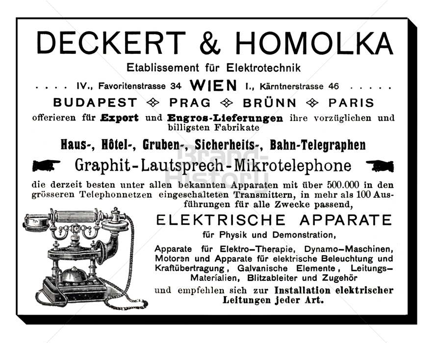 Deckert & Homolka, Wien