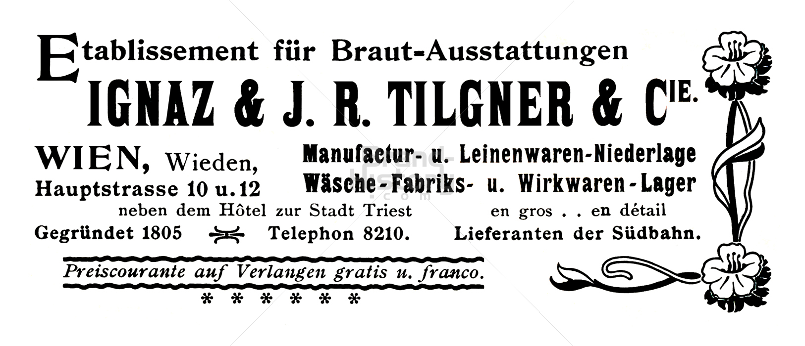 Ignaz & J. R. Tilgner & Cie., Wien