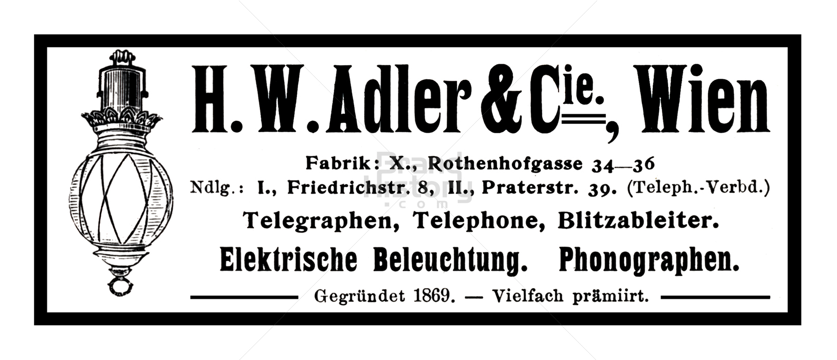 H. W. Adler & Cie., Wien