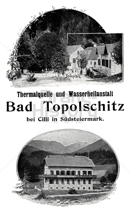 Thermalquelle und Wasserheilanstalt Bad Topolschitz