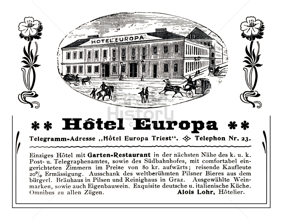 Hotel Europa, Triest