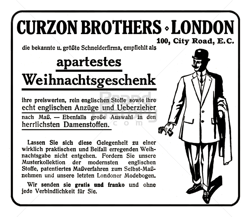 CURZON BROTHERS, LONDON