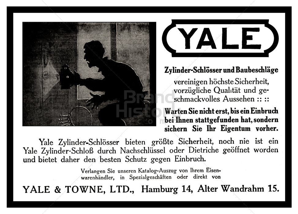 YALE & TOWNE, LTD., Hamburg