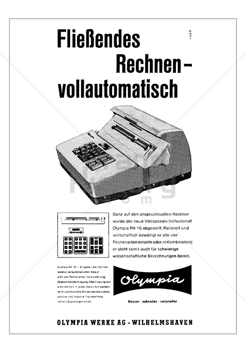 Olympia - Olympia · Besser · schneller · rationeller. Olympia RA 16 ...