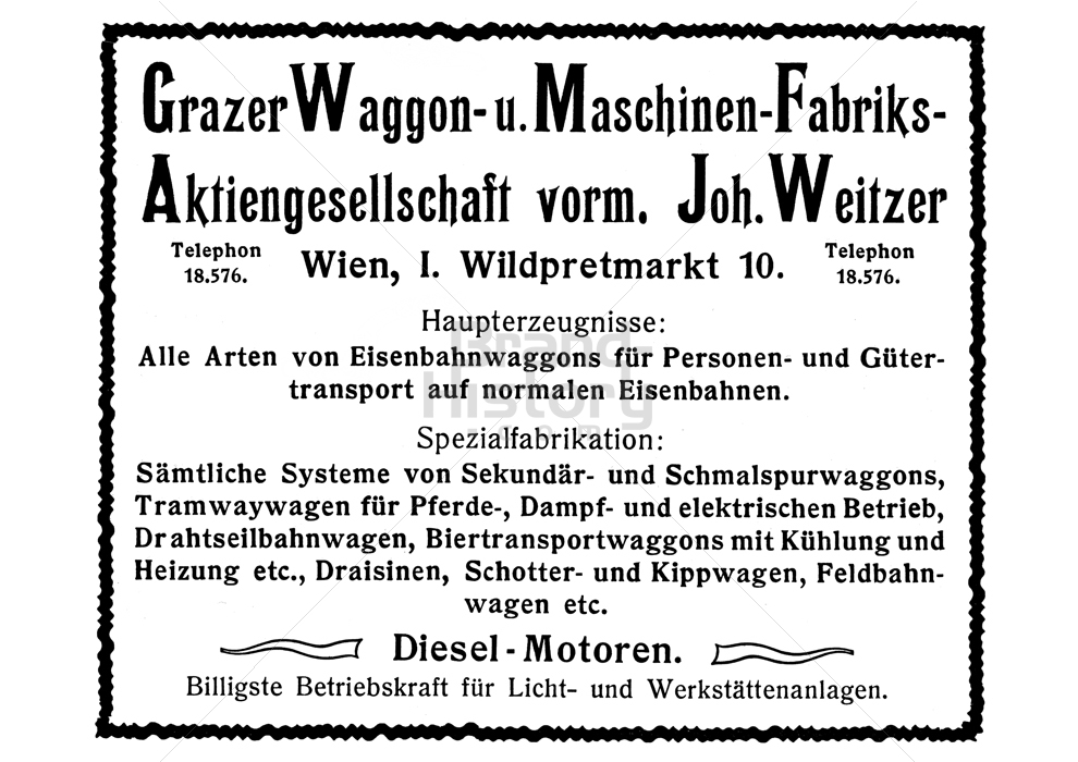 Grazer Waggon- u. Maschinen-Fabriks-Aktiengesellschaft, Wien