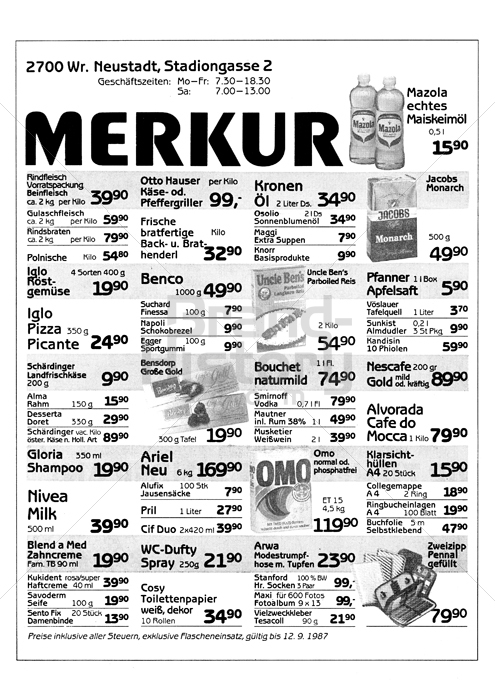 MERKUR - Ihr Markt