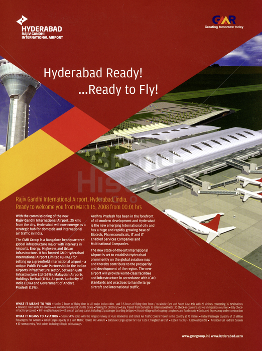 HYDERABAD RAJIV GANDHI INTERNATIONAL AIRPORT