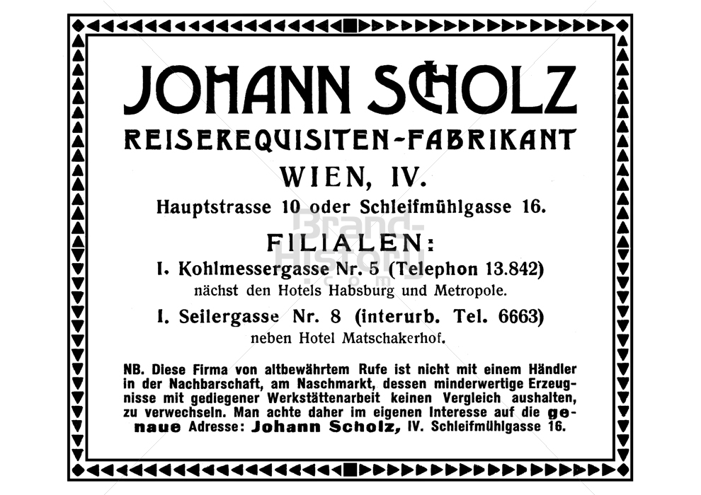 Johann Scholz, Wien