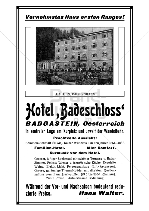 Hotel "Badeschloss", BAD GASTEIN