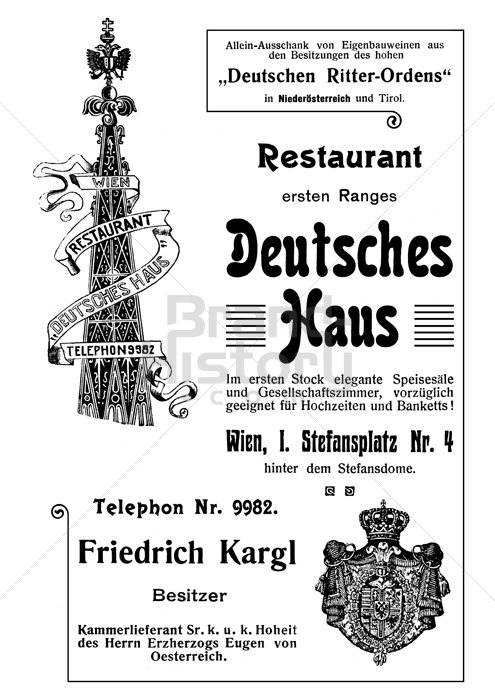 Restaurant "Deutsches Haus", Wien