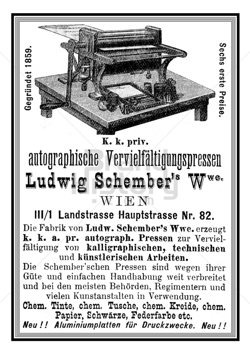 Ludwig Schember's Wwe., WIEN