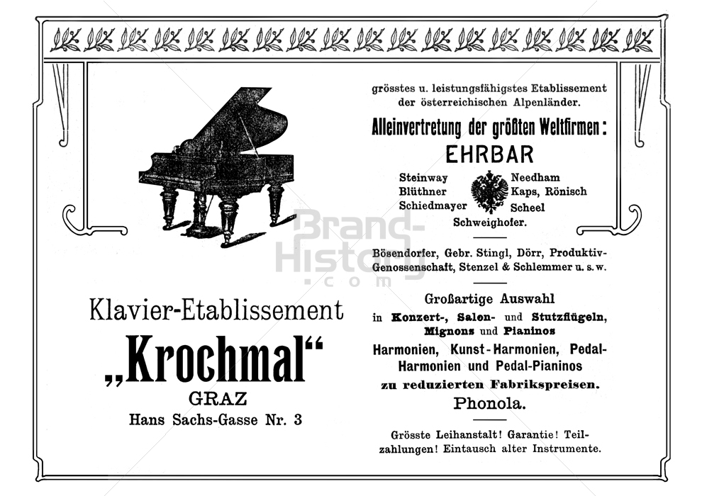 Klavier-Etablissement "Krochmal"