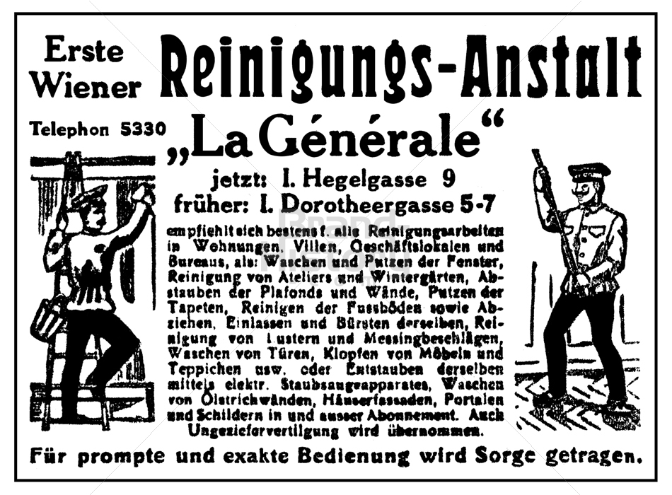 Erste Wiener Reinigungs-Anstalt "La Générale"