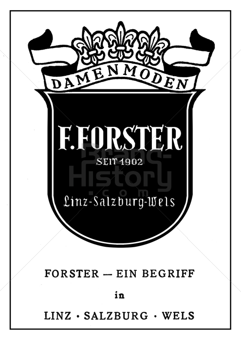 F. FORSTER, Linz-Salzburg-Wels