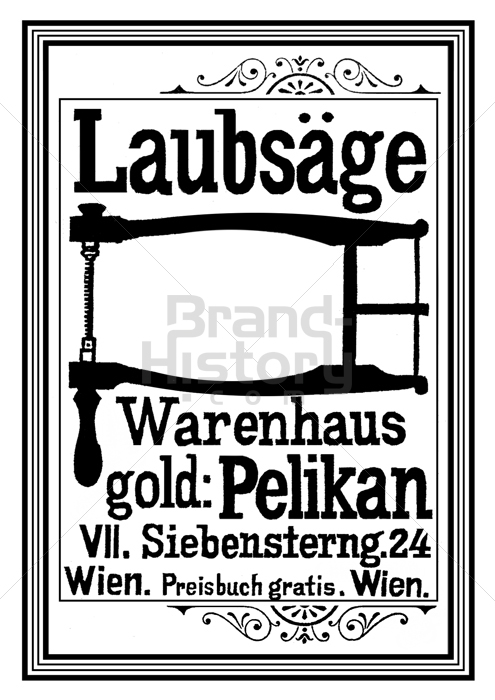 Warenhaus gold. Pelikan, Wien