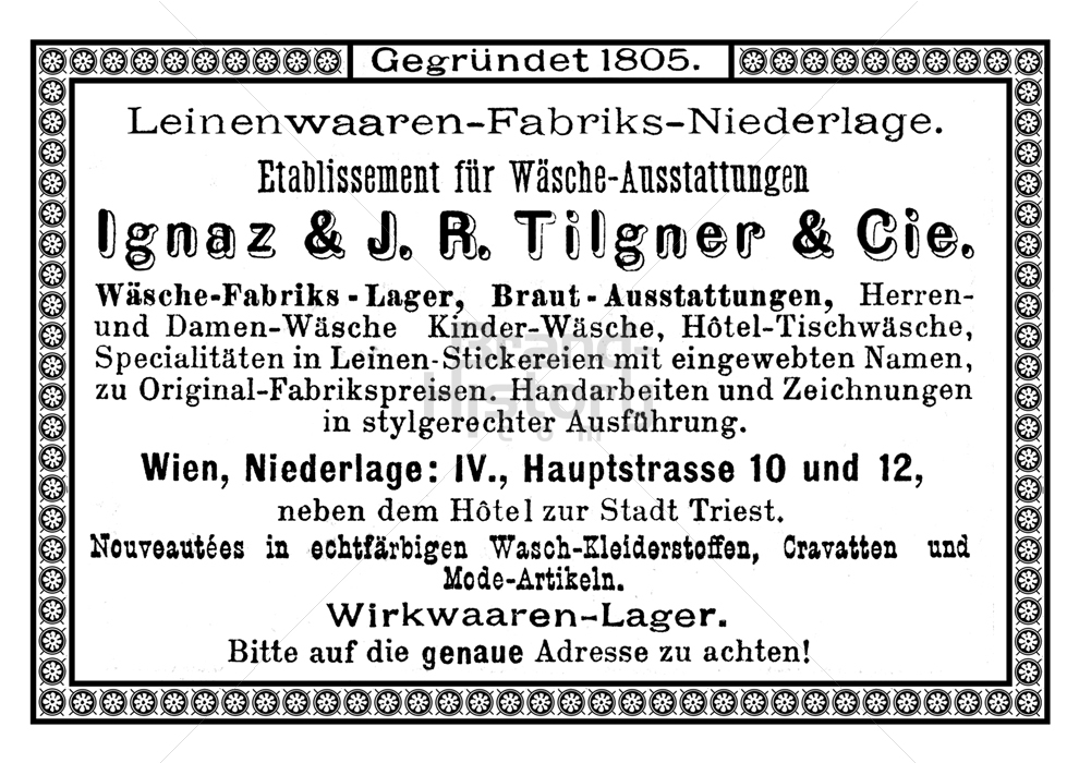 Ignaz & J. R. Tilgner & Cie., Wien