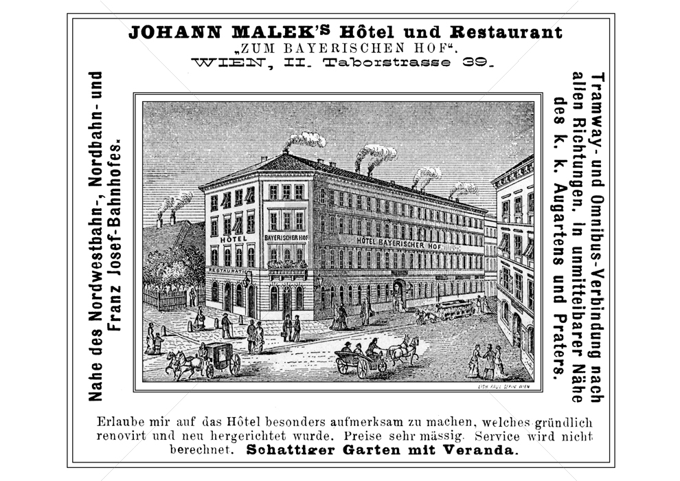 Hotel und Restaurant "ZUM BAYERISCHEN HOF", WIEN