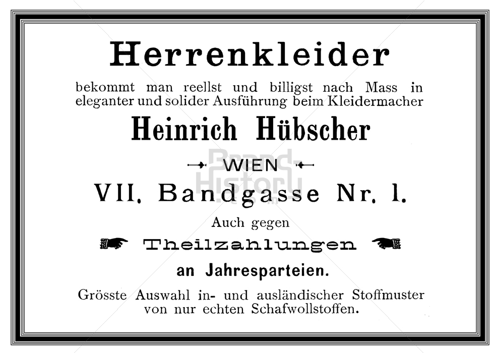 Heinrich Hübscher, WIEN