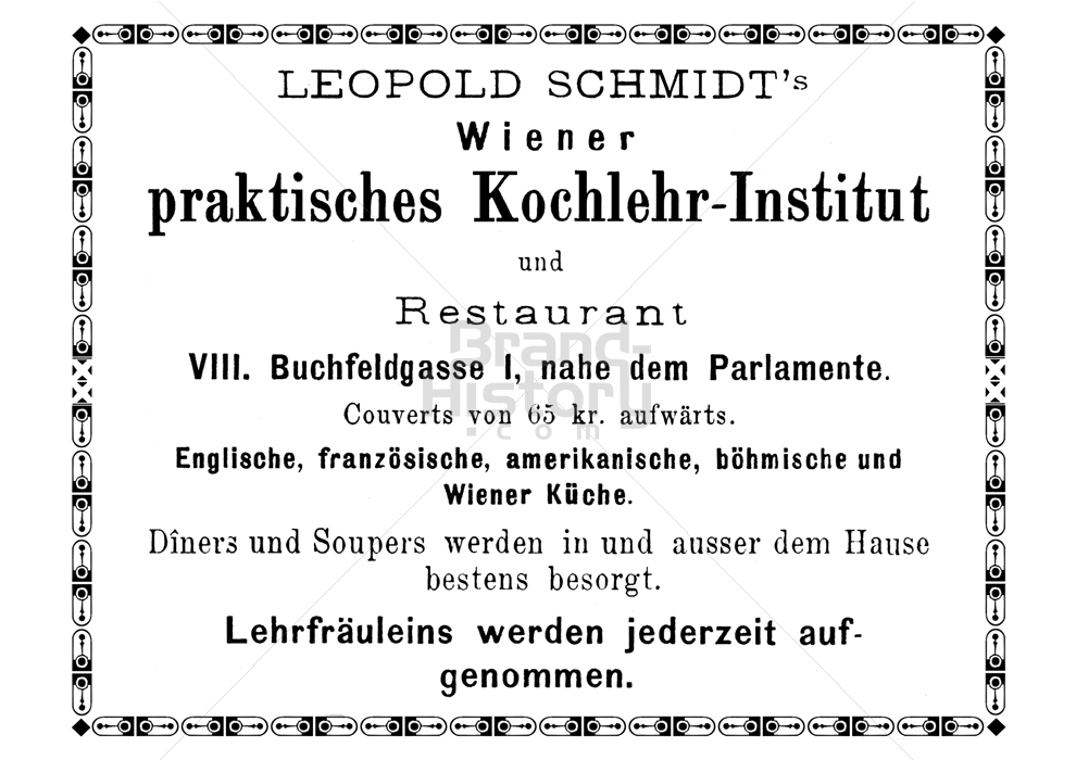 Praktisches Kochlehr-Institut, Wien
