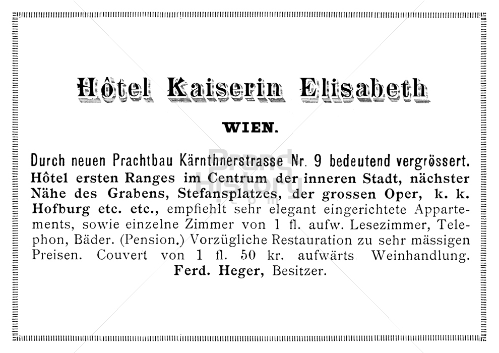 Hotel Kaiserin Elisabeth, Wien