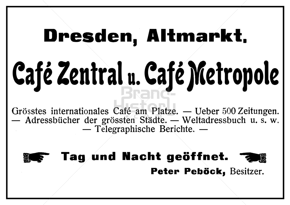 Café Zentral, Dresden