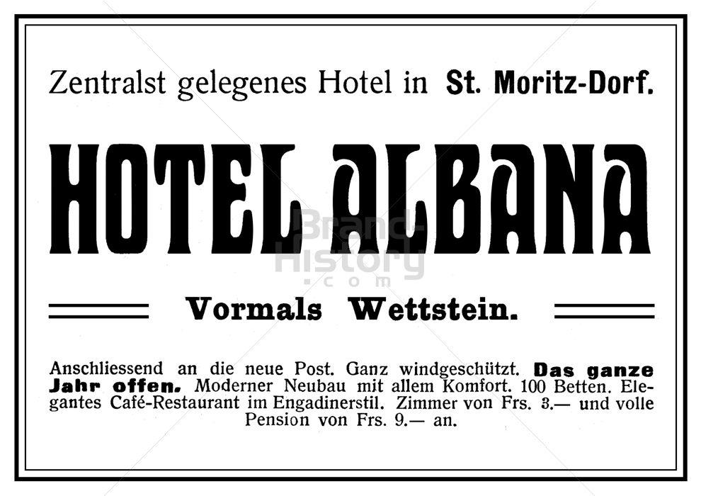 HOTEL ALBANA, St. Moritz-Dorf